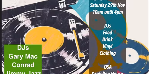 Pop up Record Fair & Vintage clothing - Windsor - OSA - free event 