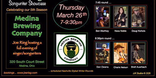 Nashville Nights at the Medina Brewing Co