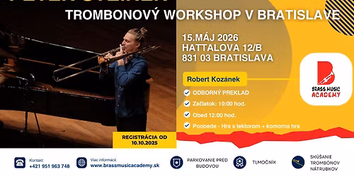 Peter Steiner - Trombonov\u00fd workshop v Bratislave