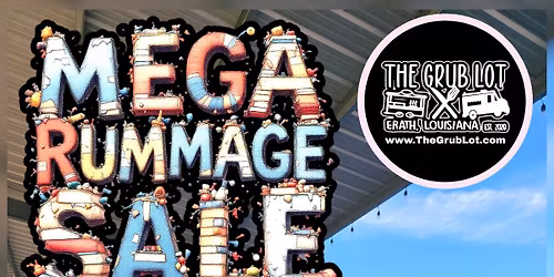 MEGA RUMMAGE SALE at THE GRUB LOT NOV 15TH