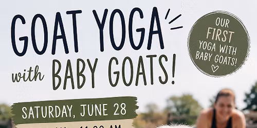 Goat Yoga at Family Farm & Home with BABY GOATS! \ud83d\udc10 
