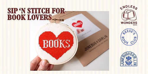 Sip 'N Stitch for Book Lovers