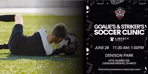 GOALKEEPER'S & STRIKER'S SOCCER CLINIC @ DENISON PARK (CLEVELAND HEIGHTS. OH)