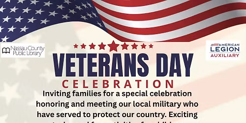 Veteran's Day Celebration with American Legion Auxiliary of Fernandina Beach