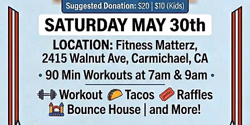 Sweat for Love Fundraiser 