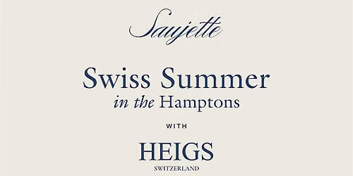 Swiss Summer in the Hamptons Launch Party