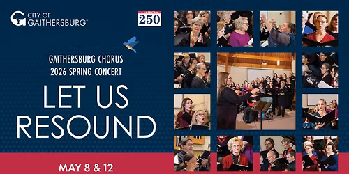 Gaithersburg Chorus Spring Concert: Let Us Resound at Rosborough Theatre at Asbury Methodist Village