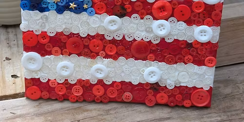 Button American Flag 