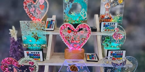 Remote-Controlled Light Up Mixed Media Night Light