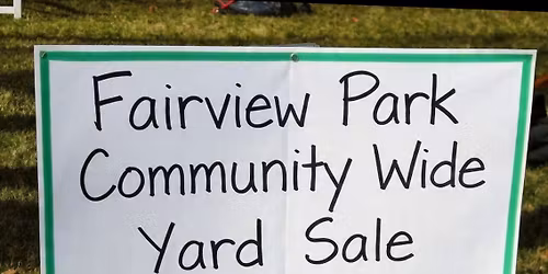 Fairview Park Community Wide Yard Sale