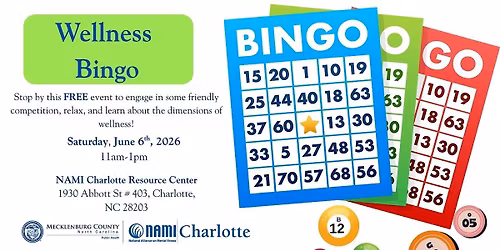 MeckMoves Wellness Bingo