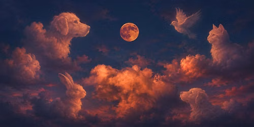 Strawberry Full Moon Sound Bath for Pet Loss & Remembrance