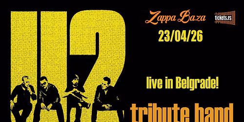 U2 tribute band  live @ Zappa Baza Belgrade
