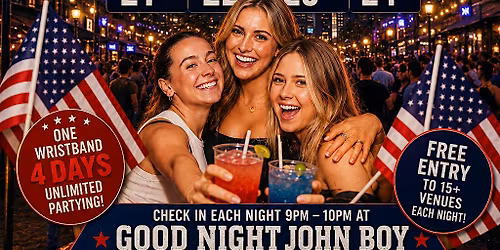 Memorial Day Weekend Gaslamp Downtown 4 Day Party Pass