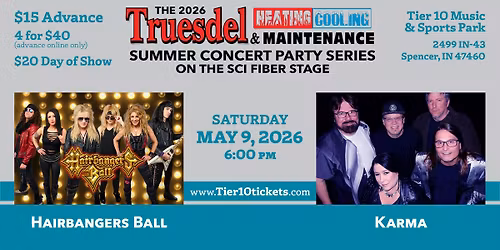 Hairbangers Ball & Karma at Tier 10 Music & Sports Park