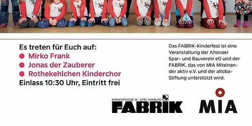 FABRIK-Kinderfest der Altoba