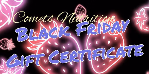 Black Friday Gift Certificate Deal