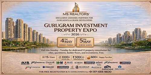Gurugram investment advisory \u2014 1:1 consult (May 4 and 5)