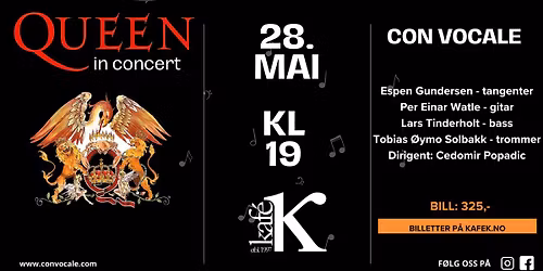 Con Vocale presenterer: Queen in concert