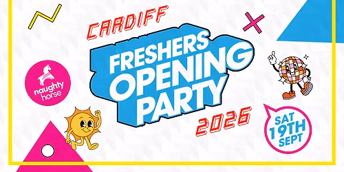 Cardiff MET Freshers Opening Party - St Marys Street [Refundable]
