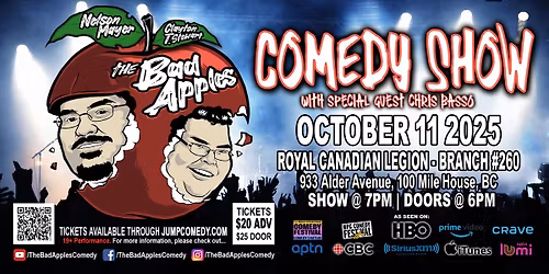 The Bad Apples - Comedy Show (100 Mile House)