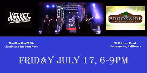 Velvet Overdrive at Brookside Restaurant & Bar