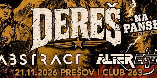 DERE\u0160, ABSTRACT, ALTER EGO - PRE\u0160OV