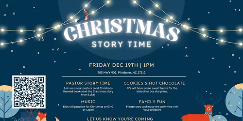 Christmas Pastor Story Time