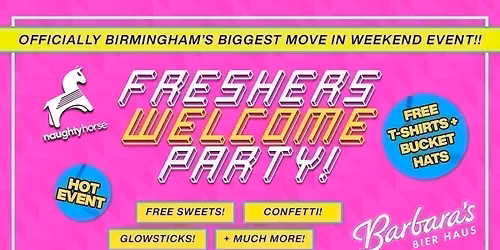 Birmingham Freshers Welcome Party