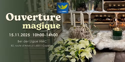 Ouverture exceptionnelle de notre boutique
