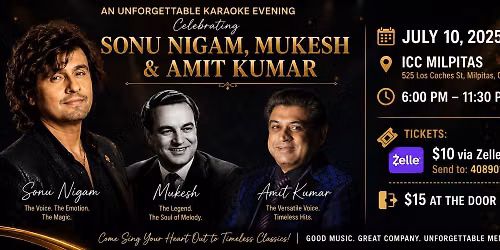 Celebrating - Sonu Nigam, Mukesh and Amit Kumar