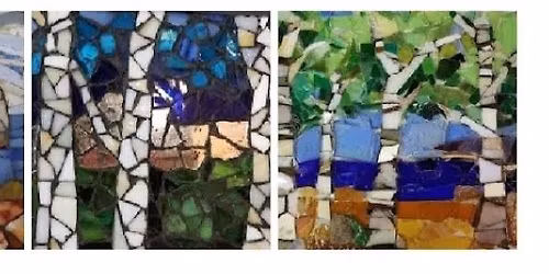 Stained Glass Mosaic Landscapes