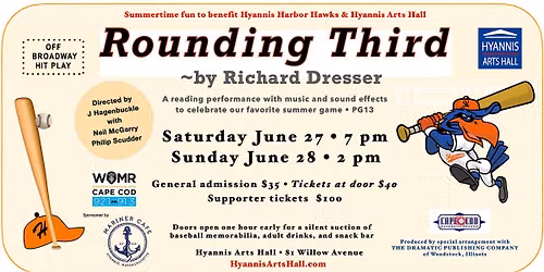ROUNDING THIRD\u2014 a reading performance of the Off-Broadway hit