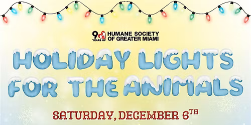 Holiday Lights for the Animals
