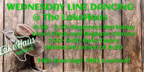 LINE DANCING WEDNESDAYS