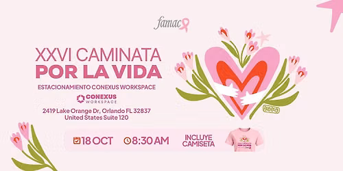 X Caminata por la Vida Orlando FAMAC