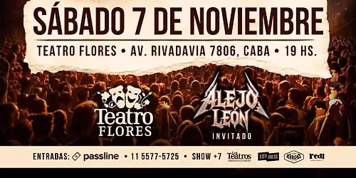 HORCAS EN TEATRO FLORES - 7 noviembre 2026