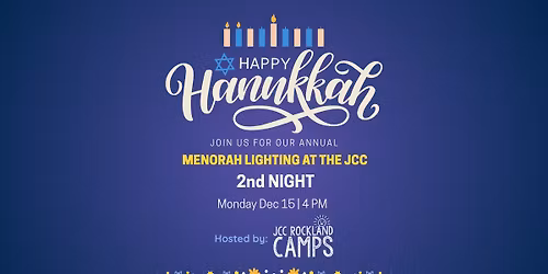 Menorah Lighting at the JCC- Second Night
