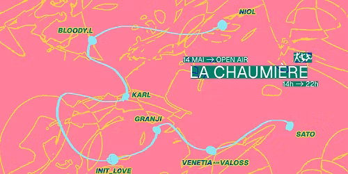 Double Open Air @ La Chaumi\u00e8re (FA7 Crew invite Venetia b2b Valoss, Init_L0ve (live) & Bloody L)