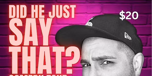 Did he just say that Comedy Tour