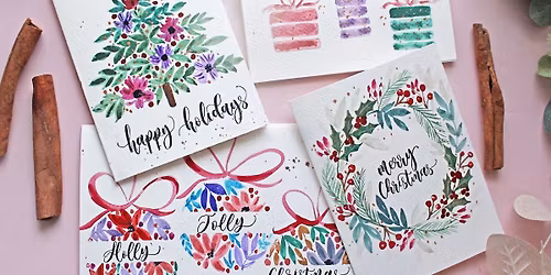Christmas Watercolour and Brush Calligraphy Workshop