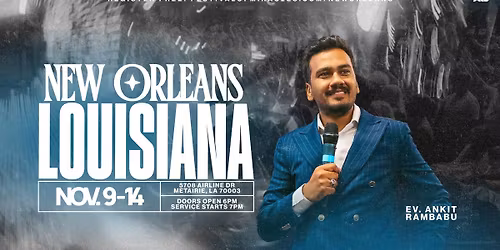 Festival of Miracles with Ev. Ankit Rambabu