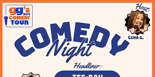 COMEDY NIGHT - MAY 15 at 8 pm  Triangle Square TEE-RAY BERGERON