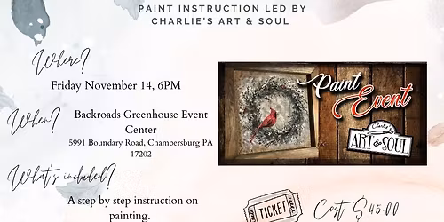 Paint Party SOLD OUT 