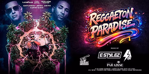 Reggaeton Paradise Rooftop Party ft DJ E-Stylez x A1