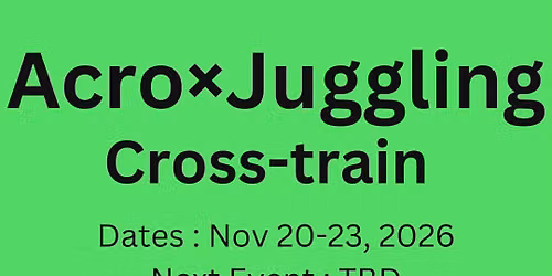 Partner Acro Juggling Cross-train Cleveland