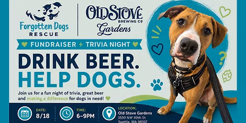 Pints for Pups: Trivia Night at Old Stove Gardens