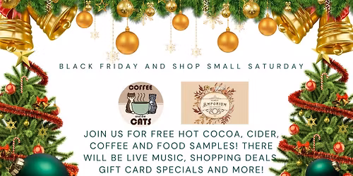Black Friday and Shop Small Saturday Market
