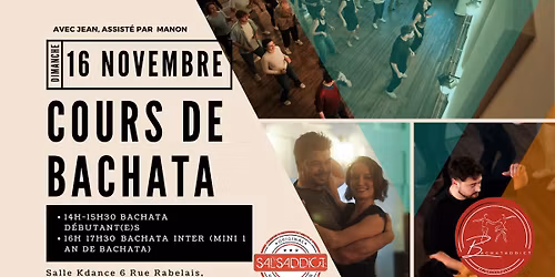 Bachata - Ateliers du mois de novembre