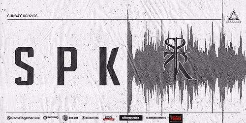 SPK (SPKtR) LIVE at Black Temple - First time in Greece !!!
